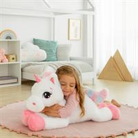 Unicorno 100 Cm Bianco E Multicolor