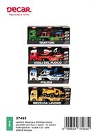 Camion Bisarca Con Luci E Suoni. Modelli Assortiti