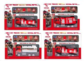 Playset Pompieri  Con Mezzi