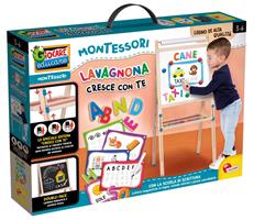 Montessori Lavagnona Legno Cresce Con Te Liscianigiochi