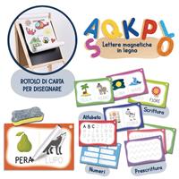 Montessori Lavagnona Legno Cresce Con Te Liscianigiochi