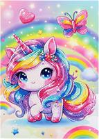 Diamantiny Kawaii Unicorn Blister 5