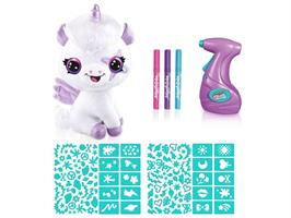 Airbrush plush magico unicorno 32x30x11cm