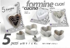 5 Formine Cuore Ass