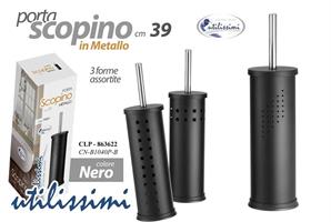 Porta Scopino Nero 10*27-39 Cm