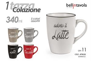 Tazza Mug 340 Ml  8*10,5   Cm