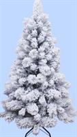Albero Natale Nevato H150 Cm 340tips Ingombro 86 Cm