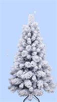 Albero Natale Nevato H180 Cm 574tips Ingombro 100 Cm