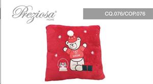 Cuscino D'Arredo Con Imbottitura Sfode. In Coral Ricamato 45X45 Cm