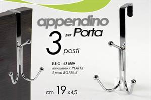 Appendino Porta 3 Ganci  19*4,5 Cm
