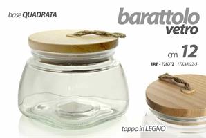 Barattolo Vetro 12 Cm