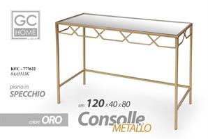 Consolle Oro 120*40*80 Cm