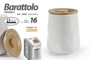 Barattolo Bianco 12*16 Cm