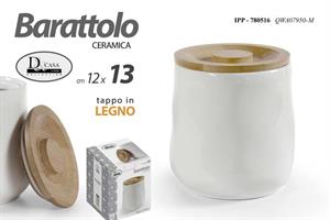 Barattolo Bianco 12*13 Cm