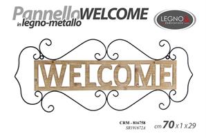Decorazione Welcome 70*1*29 Cm