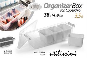 4 Contenitori 3,5 Lt 38*14*9,3 Cm