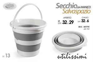 Secchio Con Manico  Salvaspazio 32*29 Cm