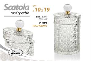 Scatola Vetro Trasparente 10,5*19 Cm