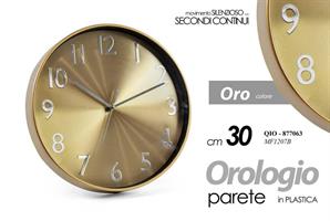 Orologio Parete Oro D.30 Cm