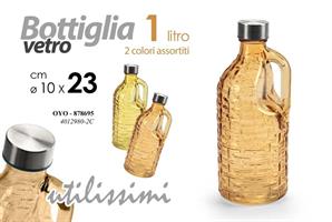 Bottiglia Vetro 1 Lt 10*23 Cm