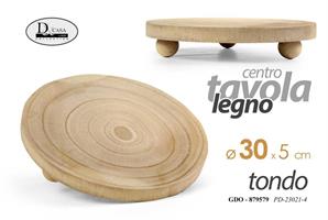 Centro Tondo Legno 30*5 Cm