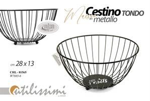 Cestino Tondo Maison 28*28*13 Cm