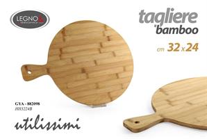 Tagliere Tondo Bamboo 32*24 Cm