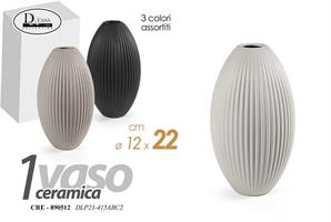 Vaso Ceramica Ass 12*22,5 Cm