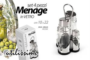 Set 4Pz Menage 10*22 Cm