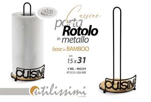 Porta Rotolo Cuisine 15*15*31 Cm
