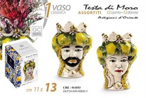 Testa Moro Ass 10*11*13,5 Cm