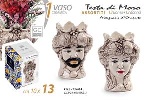 Testa Moro Ass 10*11*13,5 Cm