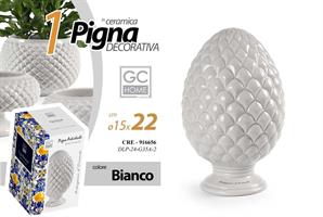 Pigna Bianca Ceramica 14,7*22,5 Cm