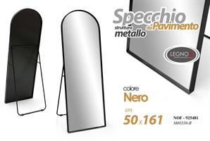 Specchio Nero 50*161*3,5 Cm
