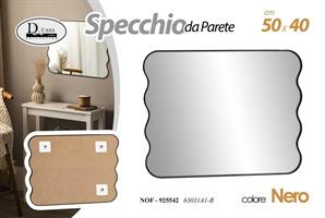Specchio Nero 50*40*1,8 Cm