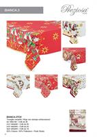 Tovaglia 140X360 Rasatello C/Stampa Schiaccianoci X18