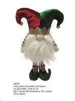 Jolly Gnomo Decorativo All'Impiedi 22X12X40 Cm