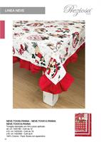 Tovaglia Stampata Con Frill E Pizzo Applicato X12