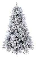 Albero Natale Arves Innevato H240-2513Rami-Diam.150
