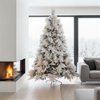 Albero Natale Avezzano Innevato H240 1585Rami Diam.170