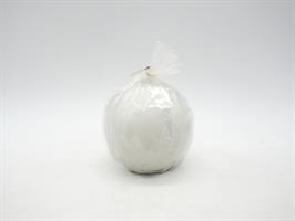 Candela Palla D.8Cm Bianco Laccato