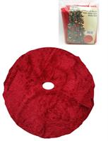 Coprialbero Pelliccia Diam. Rosso 120Cm. Senza Design