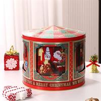 Carillon Latta H.19Xd22Cm. C/Disegni Natale