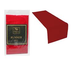 Runner Velluto 140X40Cm. Rosso