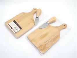 Tagliere Bamboo Disegno 11.5X19.5Cm. C/Coltello