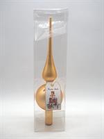 Puntale In Vetro H.31Xd.8Cm Oro Opaco.