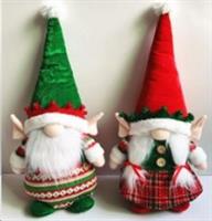 Pupazzo C/Babbo - Mamma Natale - In Piedi - 55 Cm