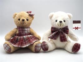 Orsacchiotto H.20Cm - C/Vestito - 2 Ass.Ti