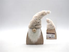 Gnomo In Legno H.20X9Cm.