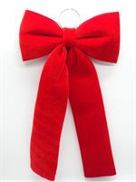 Fiocco Velluto Da Append. H.70X45Cm - Rosso